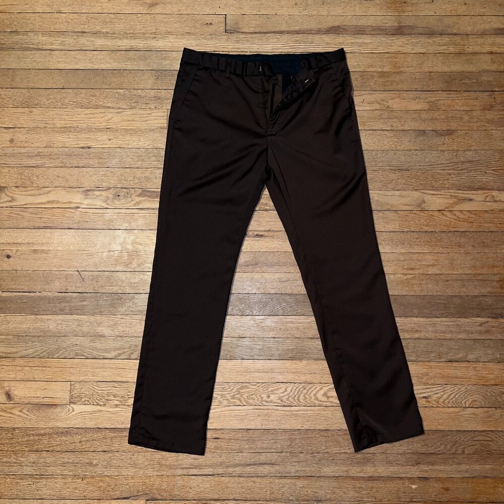 Women's Dark Brown Dress Pants (34)
